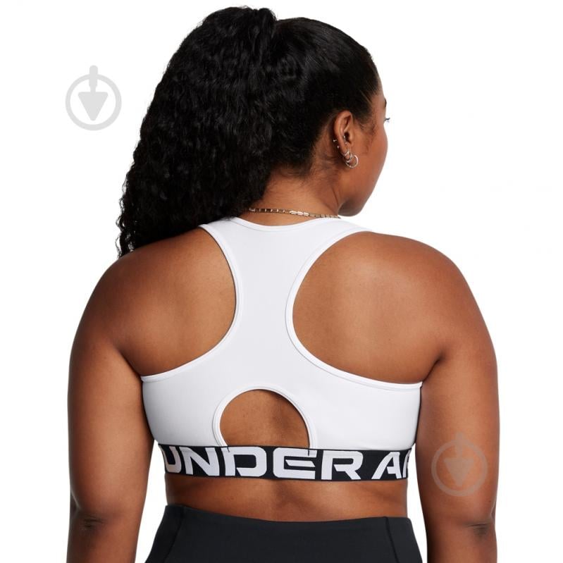 Бра Under Armour HG Mid Branded 1383544-100 р.M белый - фото 13