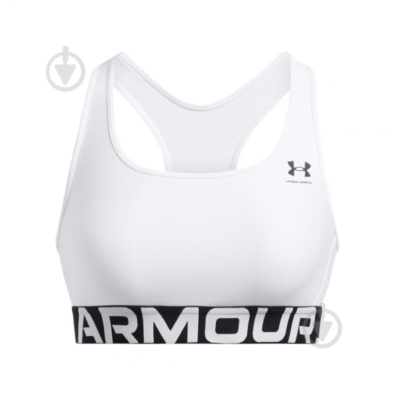 Бра Under Armour HG Mid Branded 1383544-100 р.M белый - фото 14