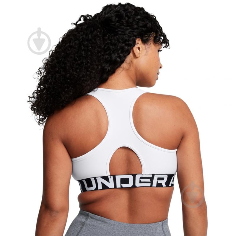 Бра Under Armour HG Mid Branded 1383544-100 р.M белый - фото 9