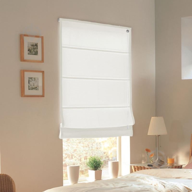 Римская штора Rollotex Шнуровое упрвление ASTI 130x140 см Снежно-белая - фото 11 Римская штора Rollotex Шнуровое упрвление ASTI 130x140 см Снежно-белая - фото 11