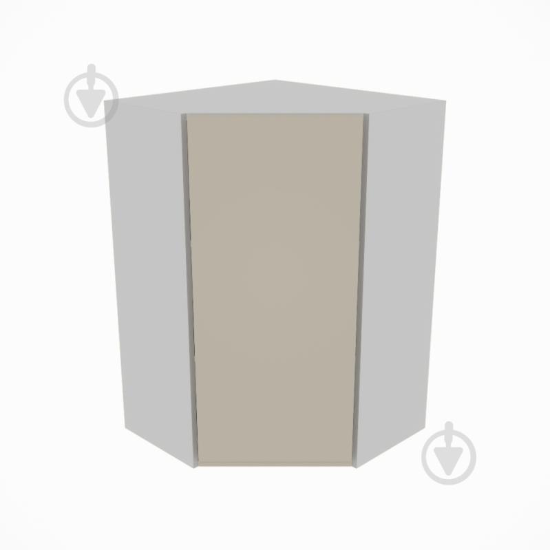 Шкаф Влада (60х60 (920)левая) айвори/пепельный Світ Меблів - фото 1 Шкаф Влада (60х60 (920)левая) айвори/пепельный Світ Меблів - фото 1