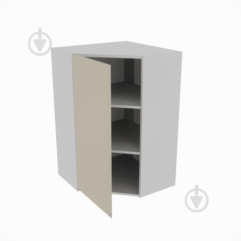 Шкаф Влада (60х60 (920)левая) айвори/пепельный Світ Меблів - фото 2 Шкаф Влада (60х60 (920)левая) айвори/пепельный Світ Меблів - фото 2