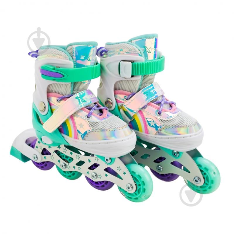 Роликовые коньки Shantou Extreme Motion M RL25431 р. 34-37 в ассортименте - фото 2 Роликовые коньки Shantou Extreme Motion M RL25431 р. 34-37 в ассортименте - фото 2