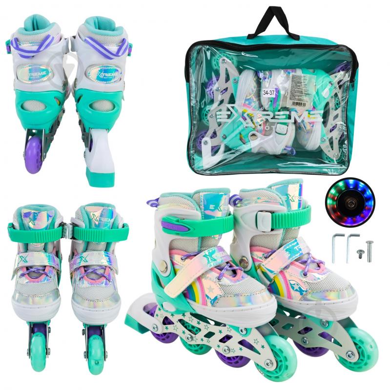 Роликовые коньки Shantou Extreme Motion M RL25431 р. 34-37 в ассортименте - фото 19 Роликовые коньки Shantou Extreme Motion M RL25431 р. 34-37 в ассортименте - фото 19