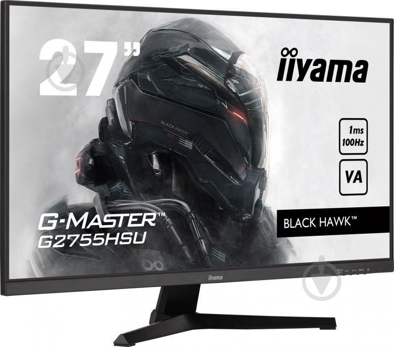 Монітор Iiyama G-Master G2755HSU-B1 27" (G2755HSU-B1) - фото 2