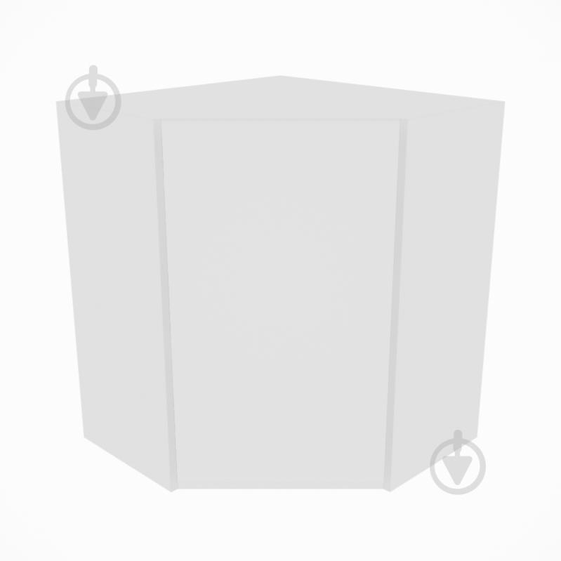 Шафа Влада (60х60/60х60Ск права) білий шовк/білий Світ Меблів - фото 1