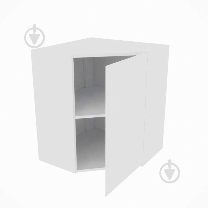 Шафа Влада (60х60/60х60Ск права) білий шовк/білий Світ Меблів - фото 2