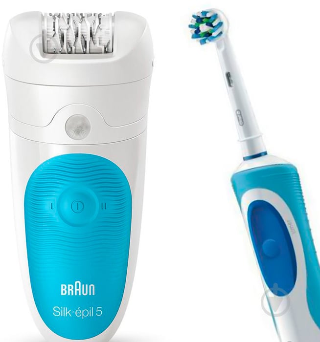 Епілятор Braun Silk-epil 5 511 + Oral-B Vitality - фото 5