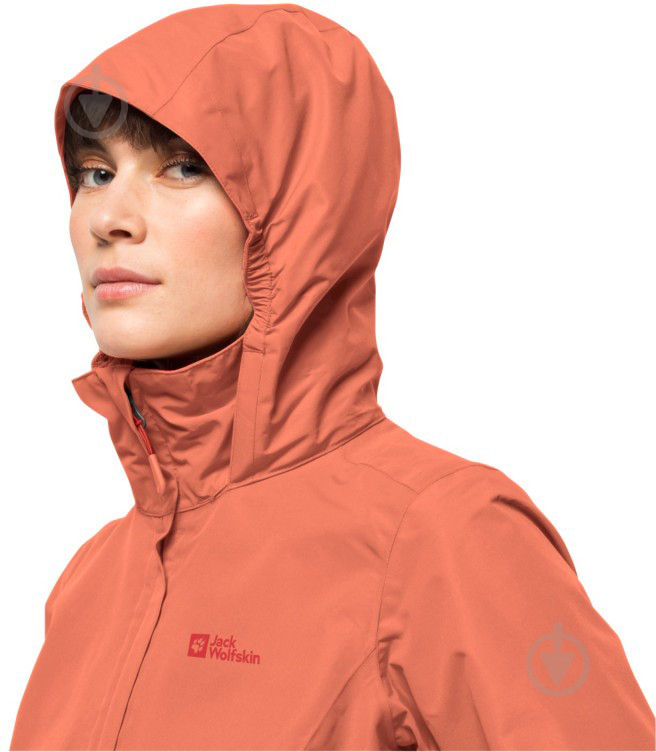 Куртка жіноча Jack Wolfskin STORMY POINT 2L JKT W 1111202_2182 р.2XL рожева - фото 4