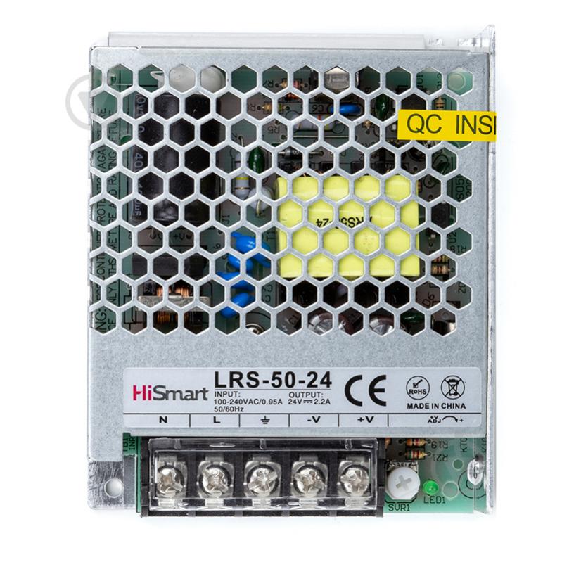 Блок питания HiSmart 24 В 50 Вт LRS-50-24 24V, 2.2A, 50W - фото 2