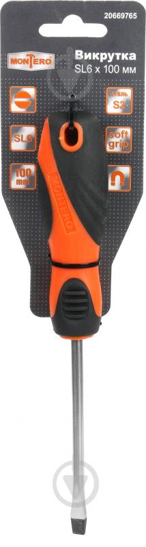 Отвертка Montero 6×100 мм MN-SD-SL6-100 - фото 2