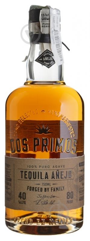 Текіла Dos Primos Anejo 0,75 л 40% - фото 1 Текіла Dos Primos Anejo 0,75 л 40% - фото 1