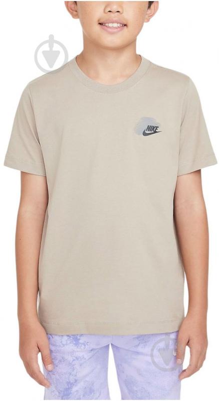 Футболка Nike HM4338-247 р.M бежевый - фото 1