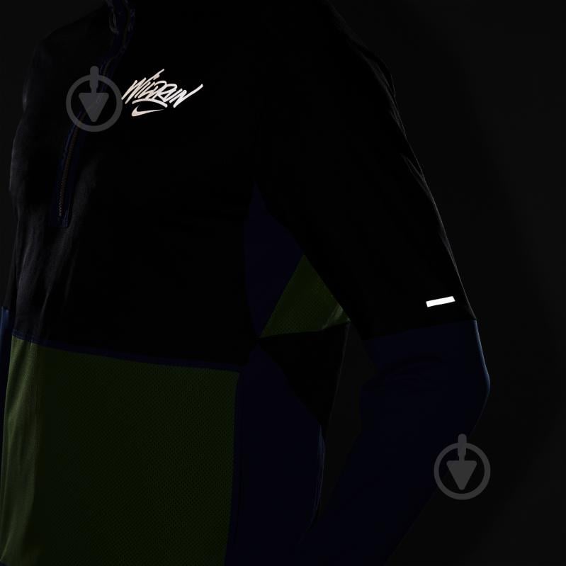 Джемпер Nike M NK DF ELMNT TOP HZ WR GX DA0223-010 р. S черный - фото 9