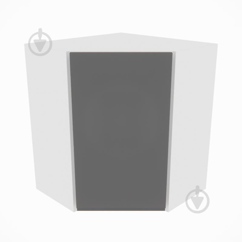 Шафа Влада (60х60/60х60Ск права) графіт/білий Світ Меблів - фото 1