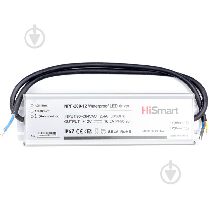 Блок питания HiSmart 12 В 200 Вт IP67 NPF-200-12 - фото 2