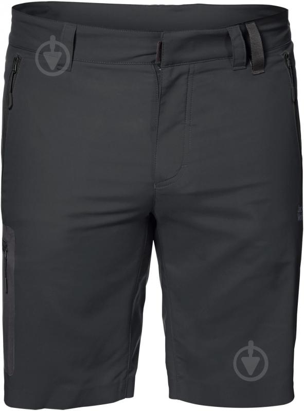 Шорты Jack Wolfskin ACTIVE TRACK SHORTS MEN 1503791_6350 р. 56 черный - фото 5