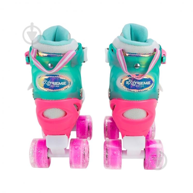 Роликові кросівки Shantou Extreme Motion RL25436 р. 30-33 рожево-зелений - фото 6