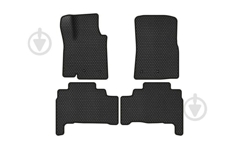 Коврики автомобильные EVAtech Toyota Land Cruiser (200) 5 seats Restyling 2013-2021 (TY31633PDC4TL4RBB) универсальные - фото 1