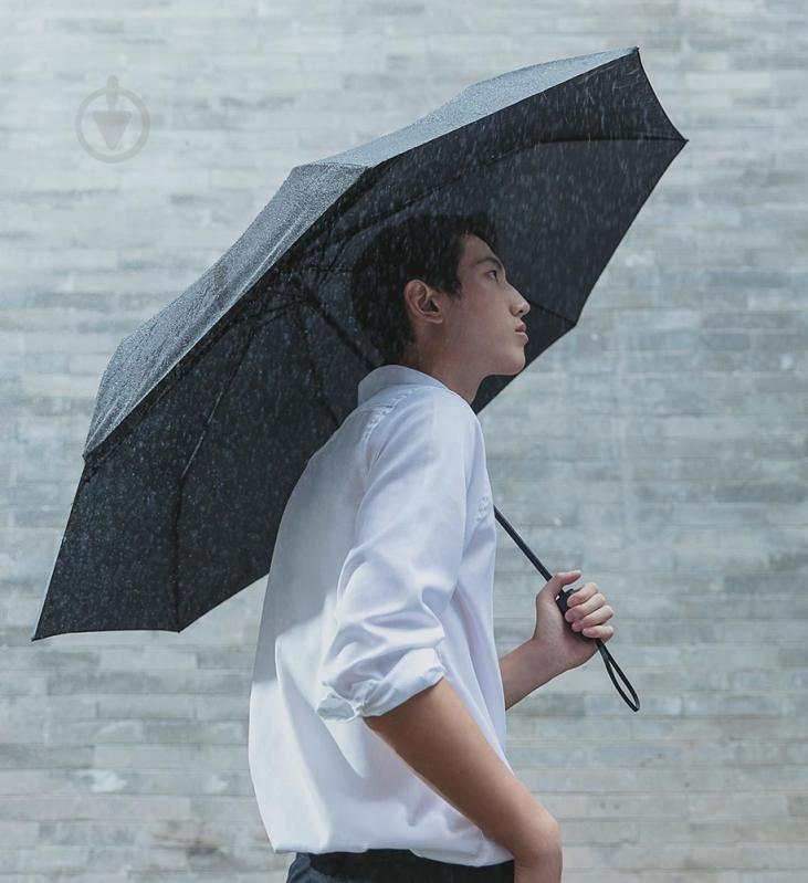 Зонт Xiaomi Ninetygo Super Portable Automatic Umbrella Black (6941413204217) - фото 3