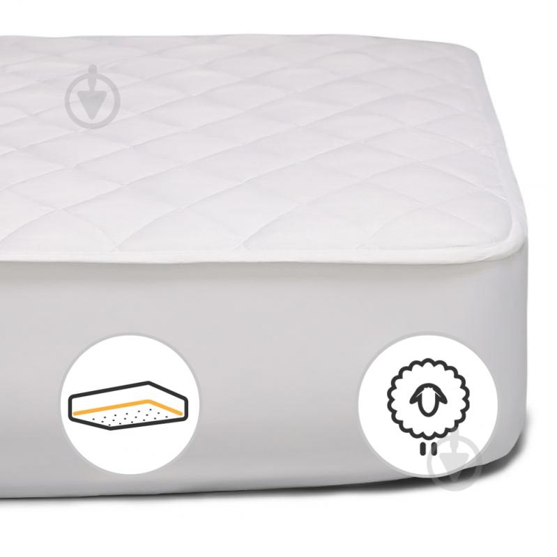 Наматрацник MirSon Стандарт Natural Line Wollen 957 звичайний з резинкою по периметру 26х200x220 см - фото 4 Наматрацник MirSon Стандарт Natural Line Wollen 957 звичайний з резинкою по периметру 26х200x220 см - фото 4