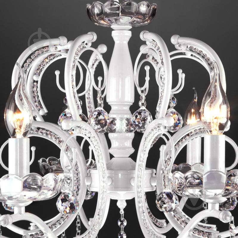 ВИТРИНА! Люстра подвесная Strotskis Brezza 8x60 Вт E14 белый 10107/8 (білий) - фото 15