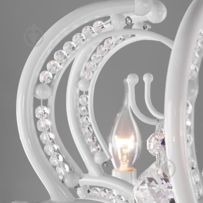 ВИТРИНА! Люстра подвесная Strotskis Brezza 8x60 Вт E14 белый 10107/8 (білий) - фото 9