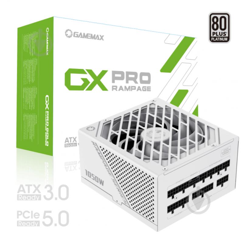 Блок живлення GameMax GX-1050 PRO WT (ATX3.0 PCIe5.0 1050 Вт - фото 2