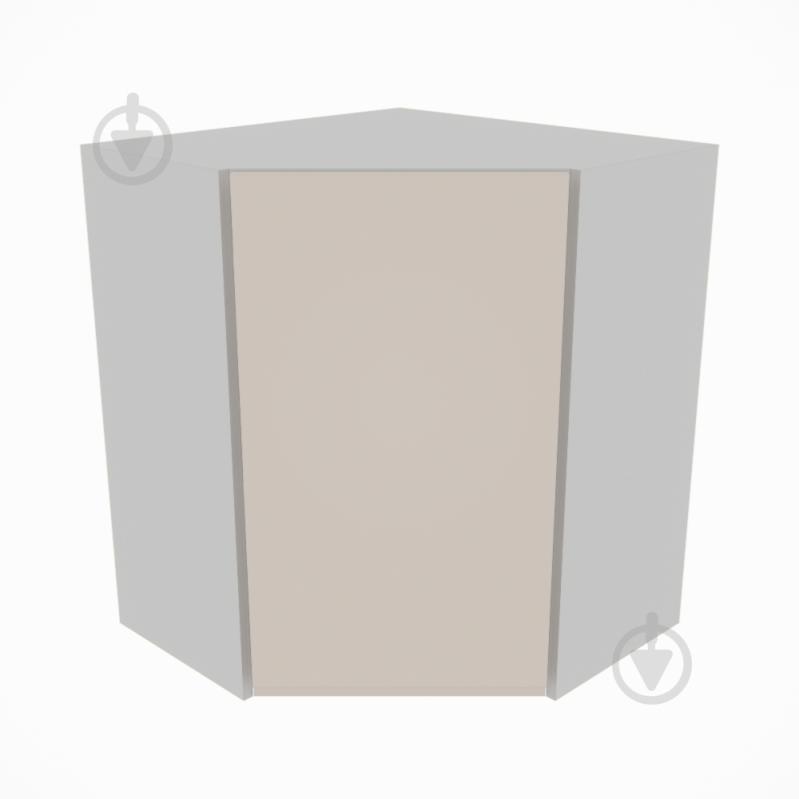 Шкаф Влада (60х60/60х60Ск правая) пломбир/пепельный Світ Меблів - фото 1 Шкаф Влада (60х60/60х60Ск правая) пломбир/пепельный Світ Меблів - фото 1