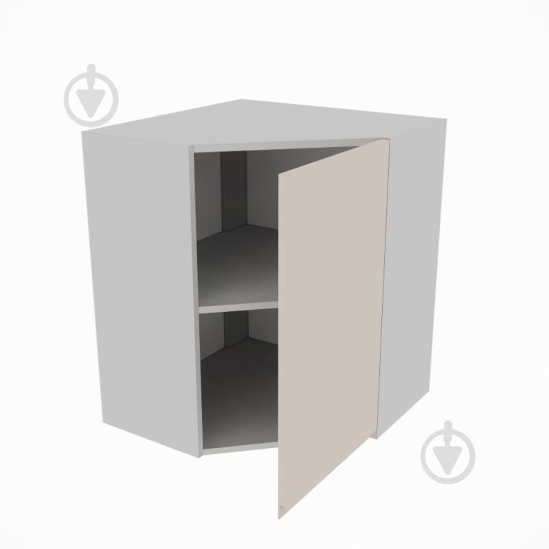 Шкаф Влада (60х60/60х60Ск правая) пломбир/пепельный Світ Меблів - фото 2 Шкаф Влада (60х60/60х60Ск правая) пломбир/пепельный Світ Меблів - фото 2