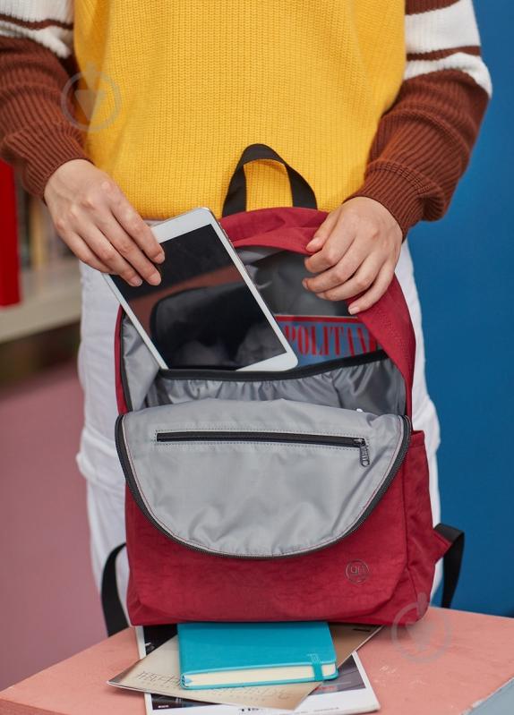 Рюкзак Ninetygo Youth College Backpack Deep Red 15L - фото 3