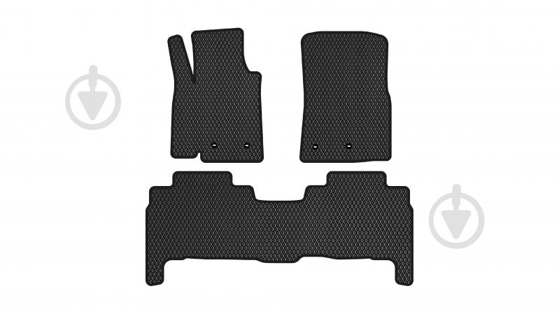 Коврики автомобильные EVAtech Toyota Land Cruiser (200) 7 seats Restyling 2013-2021 (TY31634Z3TL4RBB) универсальные - фото 1