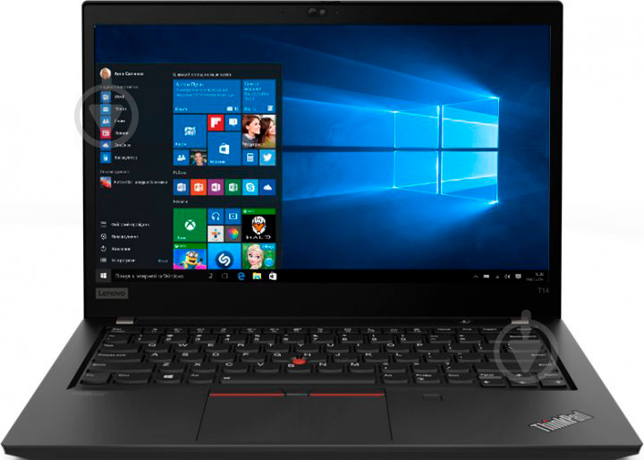 Ноутбук Lenovo ThinkPad T14 Gen 2 14 (20W000AXRA) black - фото 1