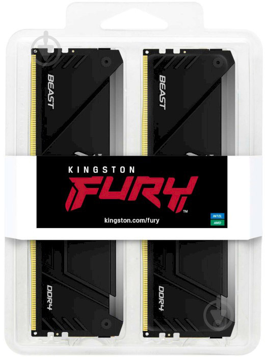 Оперативна пам'ять Kingston DDR4 SDRAM 16 GB (2x8GB) 3600 MHz (KF436C17BB2AK2/16) Fury Beast RGB - фото 9