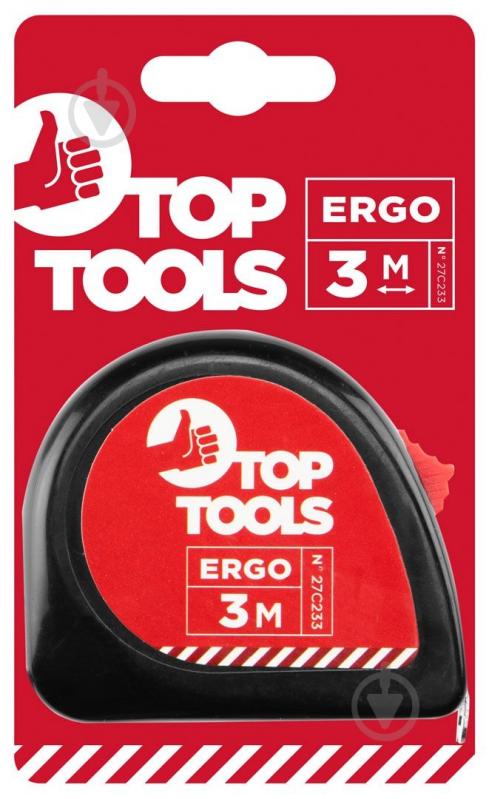 Рулетка Top Tools 3  м x 12,5  мм - фото 2