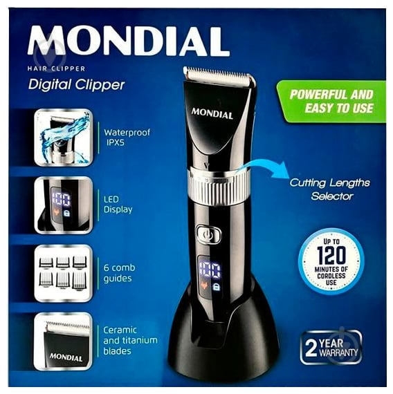 Машинка для стрижки MONDIAL CR-07 - фото 2 Машинка для стрижки MONDIAL CR-07 - фото 2