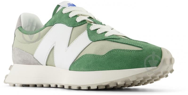 Кросівки унісекс демісезонні New Balance 327 U327CE р.39,5 зелені - фото 3