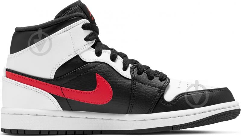 Кроссовки мужские демисезонные Jordan AIR 1 MID 554724-075 р.42 черно-белые - фото 2