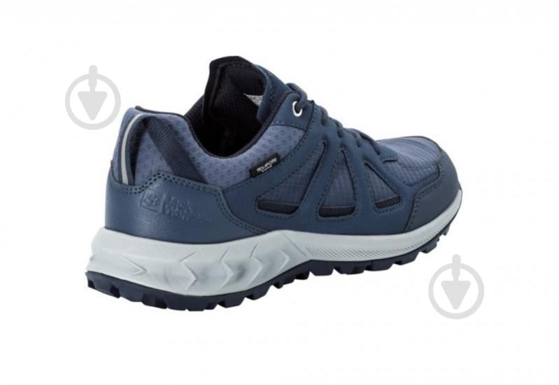 Кросівки жіночі демісезонні Jack Wolfskin WOODLAND 2 TEXAPORE LOW W 4051341_1388 р.40,5 сірі - фото 4