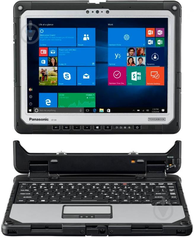 Ноутбук Panasonic Toughbook CF-33 2-в-1 12 (CF-33AEHABT9) grey - фото 4