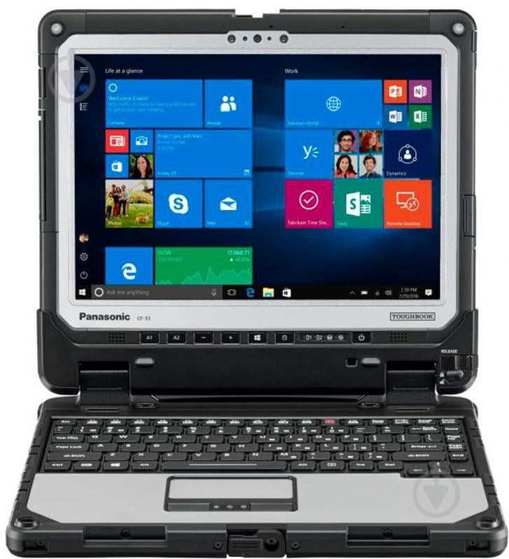 Ноутбук Panasonic Toughbook CF-33 2-в-1 12 (CF-33AEHABT9) grey - фото 1