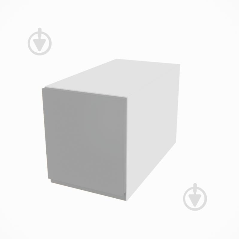 Шкаф Влада (А 30 (570)) серый бархат/белый Світ Меблів - фото 1