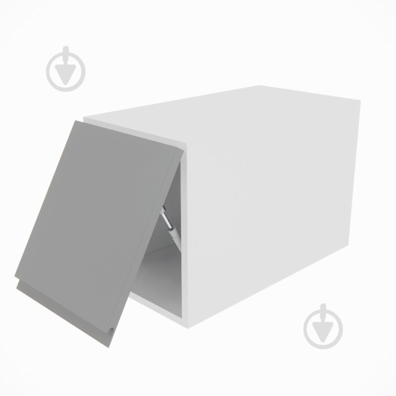 Шкаф Влада (А 30 (570)) серый бархат/белый Світ Меблів - фото 2