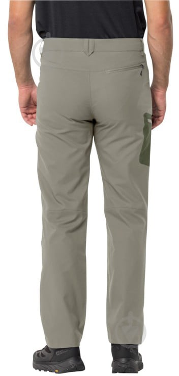 Брюки Jack Wolfskin ACTIVE TRACK PANT M 1508251_5150 р. 48 зеленый - фото 2