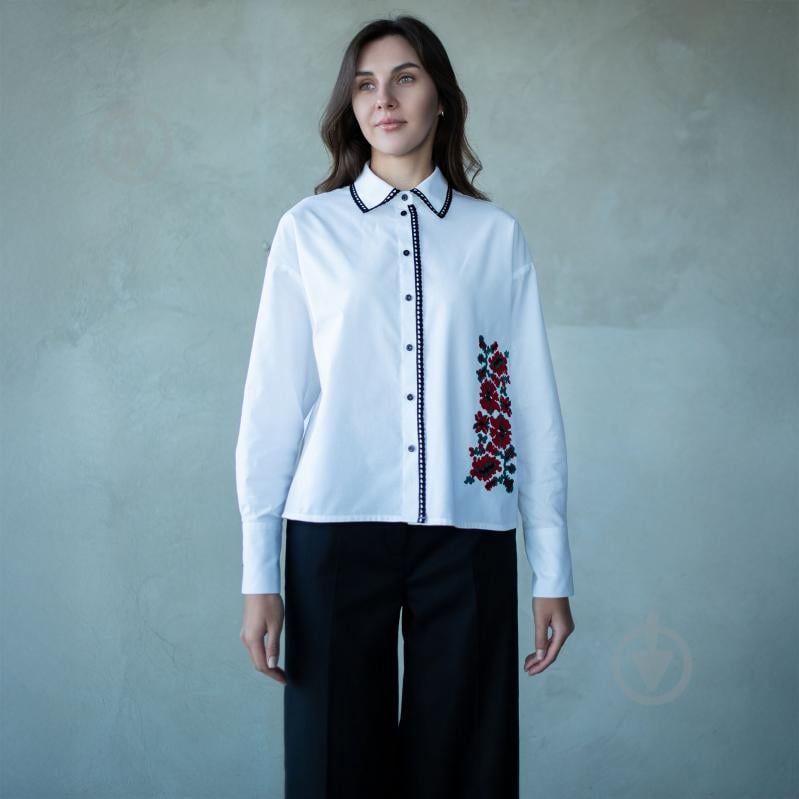 Блуза Едельвіка р. 44 (L/XL) білий 449-25/09 - фото 2 Блуза Едельвіка р. 44 (L/XL) білий 449-25/09 - фото 2