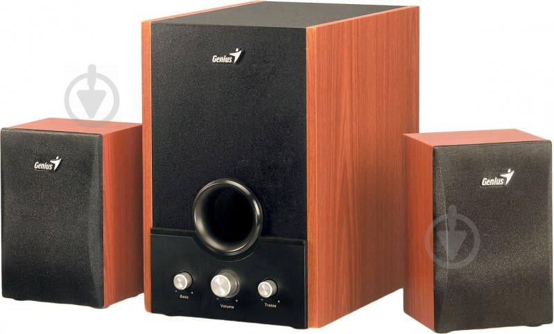 Акустическая система Genius SW-HF 1700 2.1 wood - фото 4