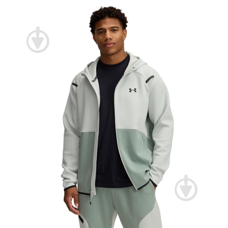 Джемпер Under Armour UNSTOPPABLE FLC FZ HD EU 1389352-377 р.3XL зеленый - фото 1 Джемпер Under Armour UNSTOPPABLE FLC FZ HD EU 1389352-377 р.3XL зеленый - фото 1