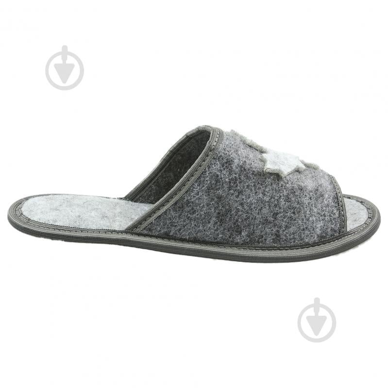 Тапки домашние FX shoes из фетра р. 40-41 серый арт.2008 - фото 1 Тапки домашние FX shoes из фетра р. 40-41 серый арт.2008 - фото 1