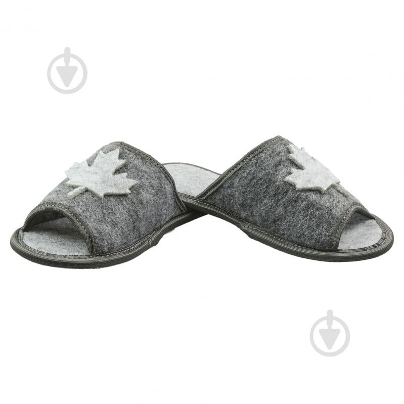 Тапки домашние FX shoes из фетра р. 40-41 серый арт.2008 - фото 3 Тапки домашние FX shoes из фетра р. 40-41 серый арт.2008 - фото 3