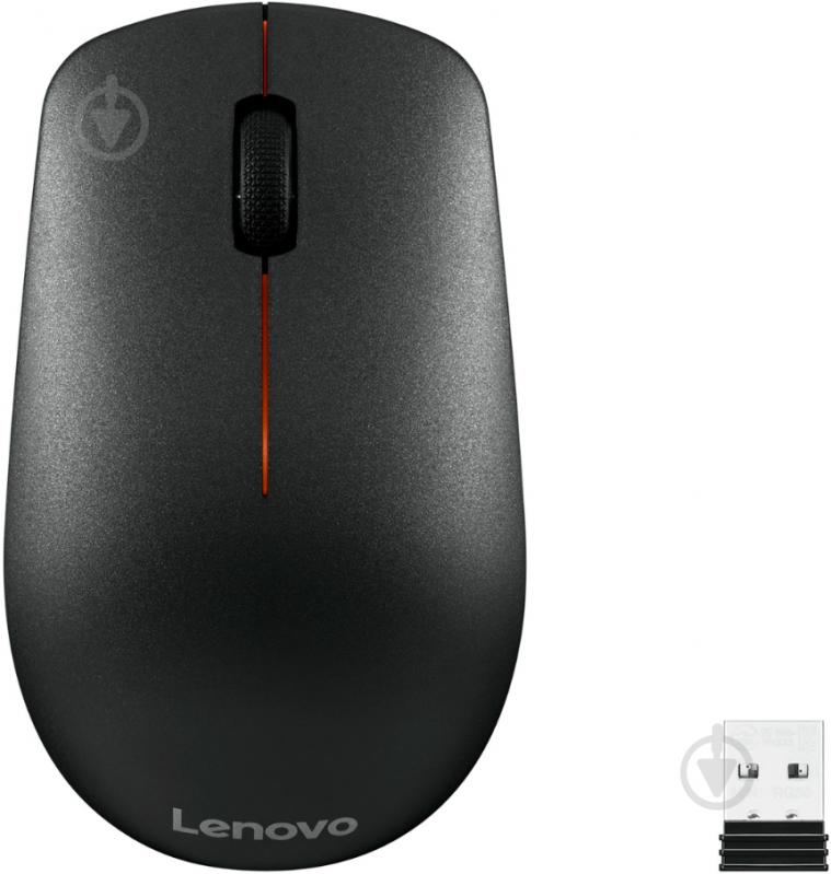 Миша Lenovo 400 Wireless black (GY50R91293) - фото 1